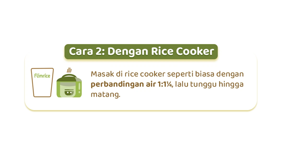 Cara Penyajian Rice Cooker